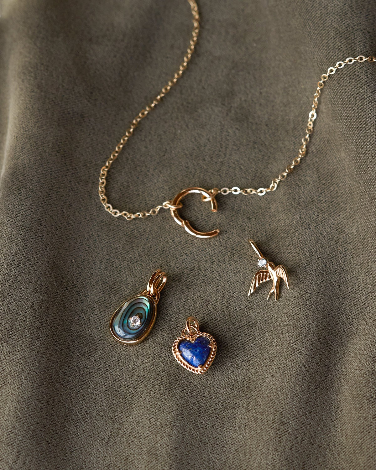 Silver Deliverer Charm Necklace