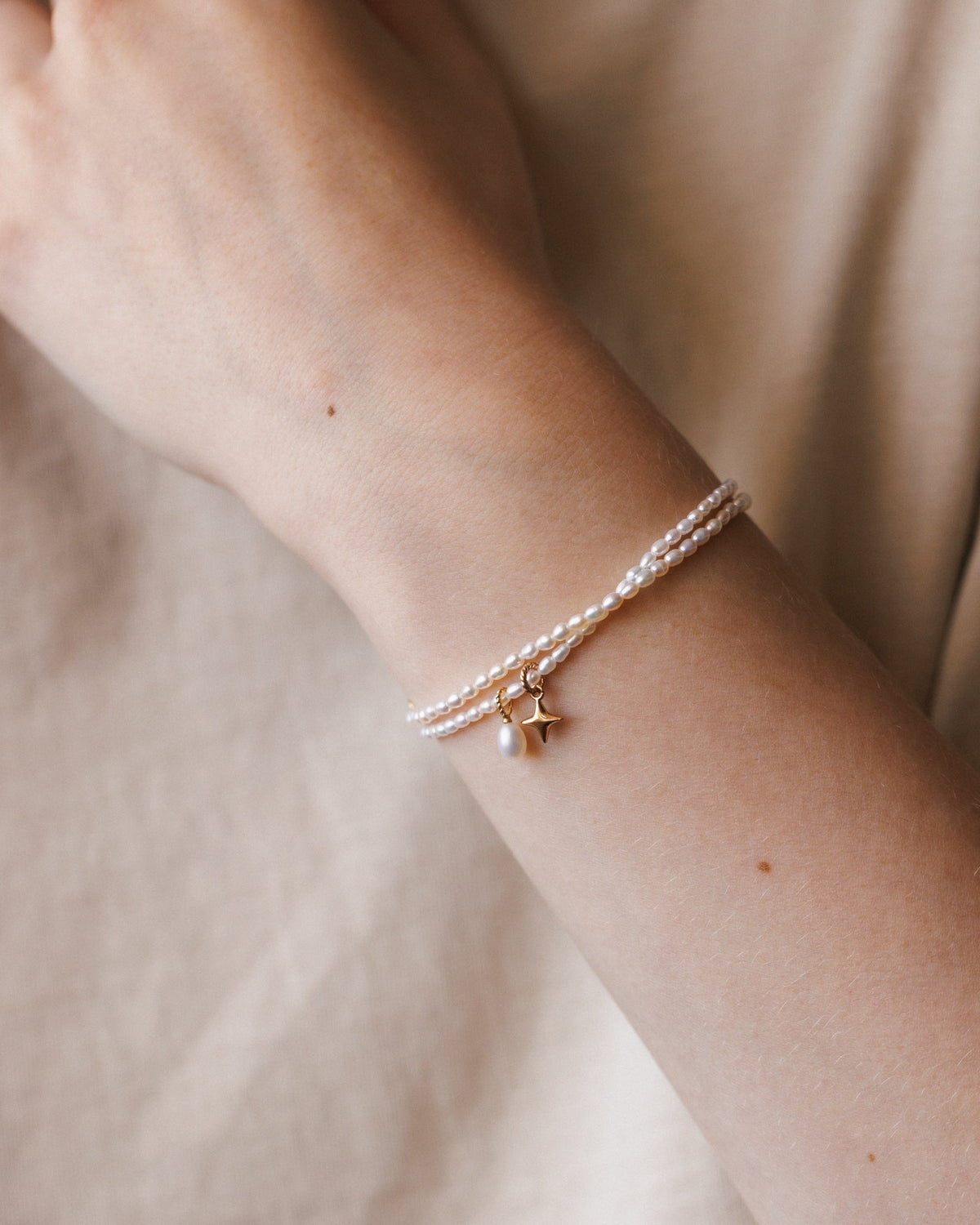Mini Pearl Strand Bracelet