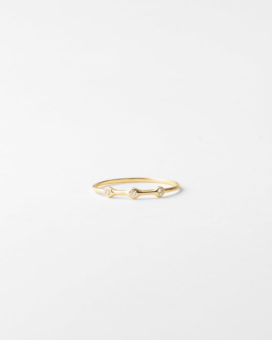 Gaia Diamond Trilogy Ring