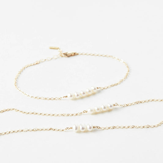 Ohana Bracelet - 14k Solid Gold