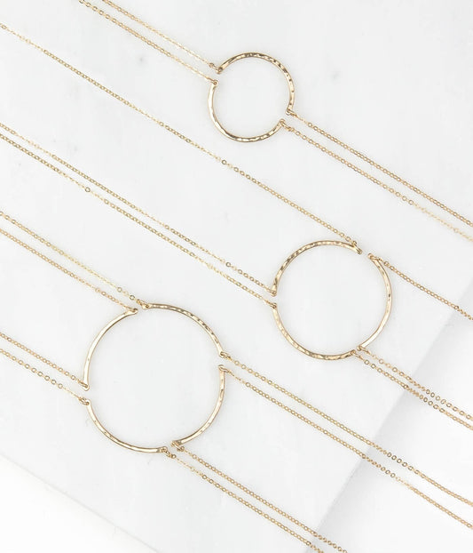 Endless Circle Friendship Necklace Sets