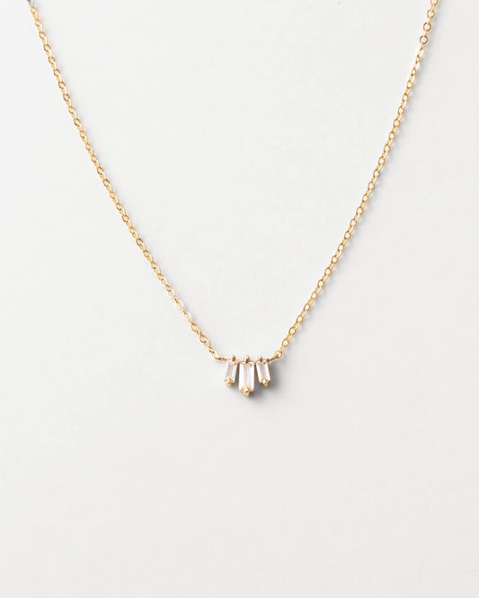 Prisma White Sapphire Necklace