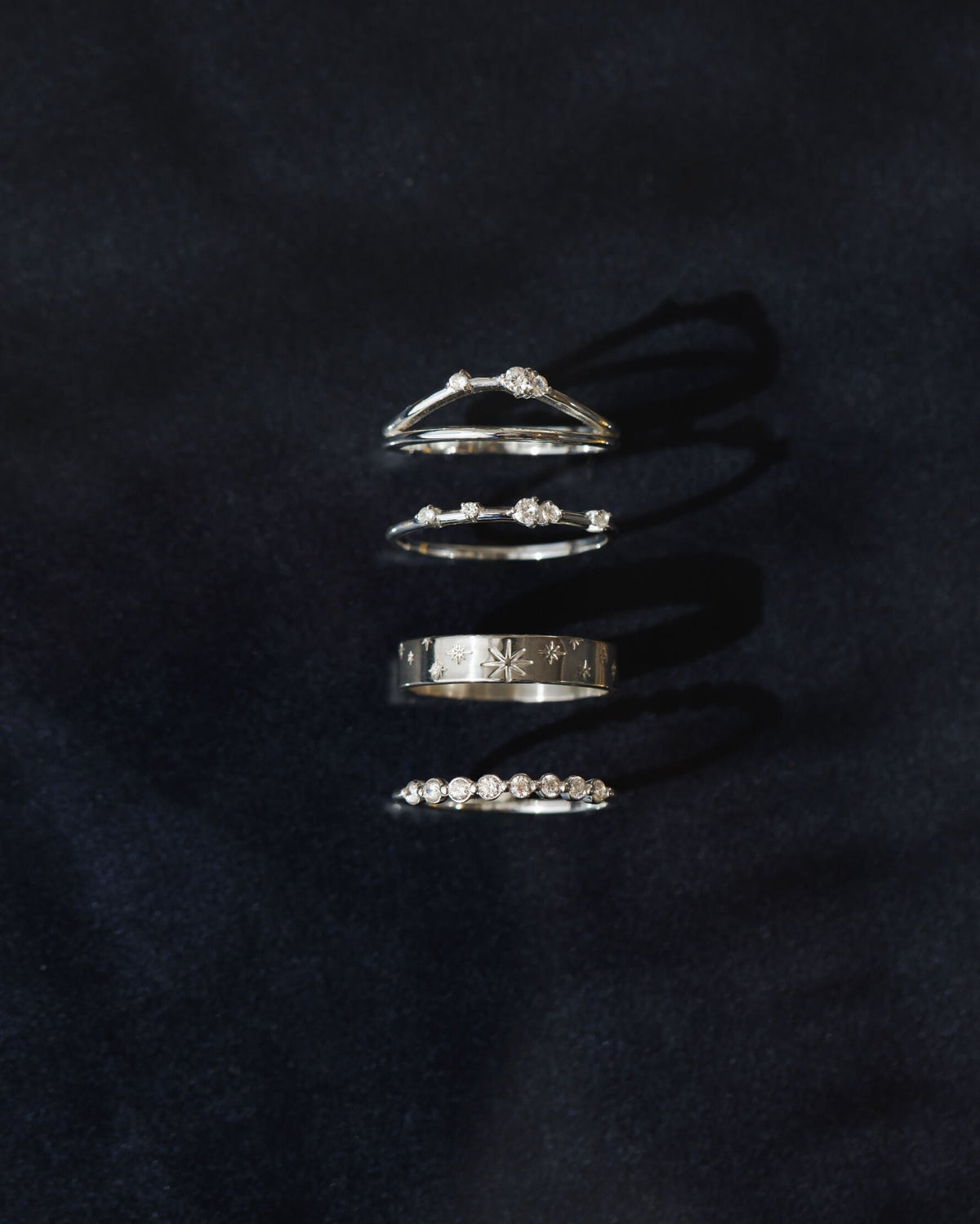 Grand Luminary White Sapphire Ring
