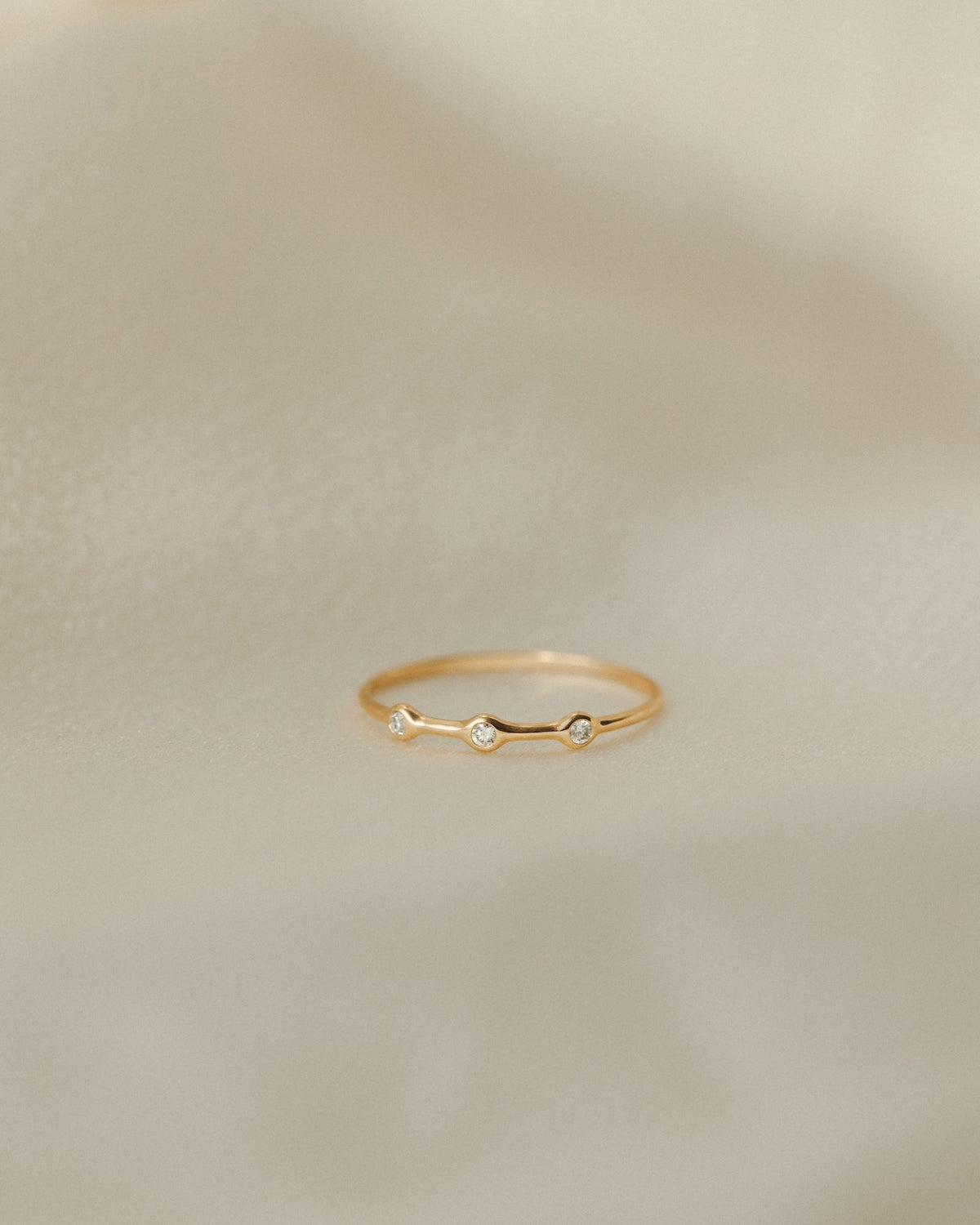 Gaia Diamond Trilogy Ring