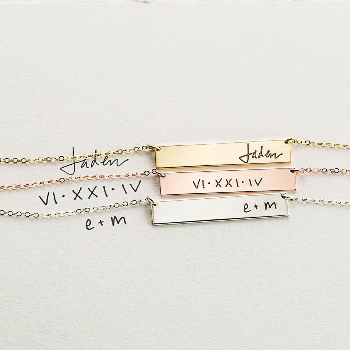 Handwriting Necklace