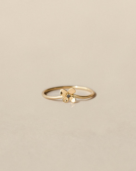 Midnight Blossom Ring