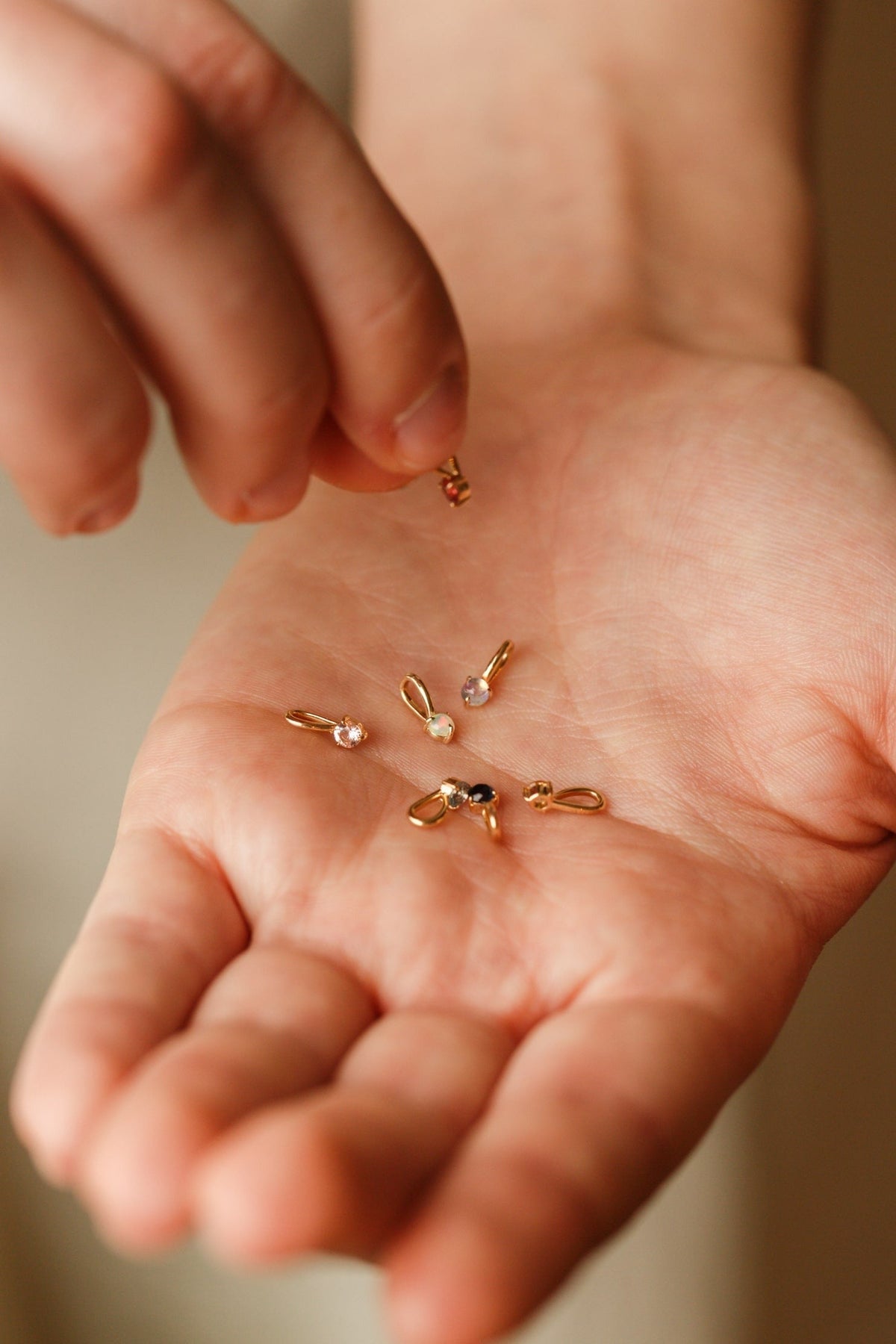 Solid Gold Kindred Birthstone Necklace