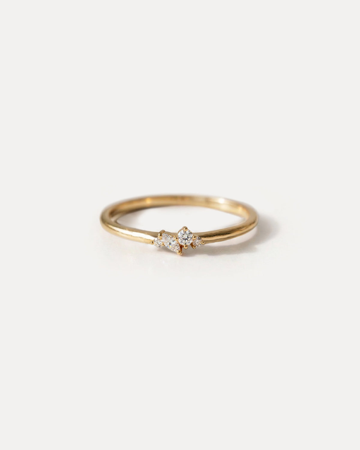 Diamond Star Cluster Ring