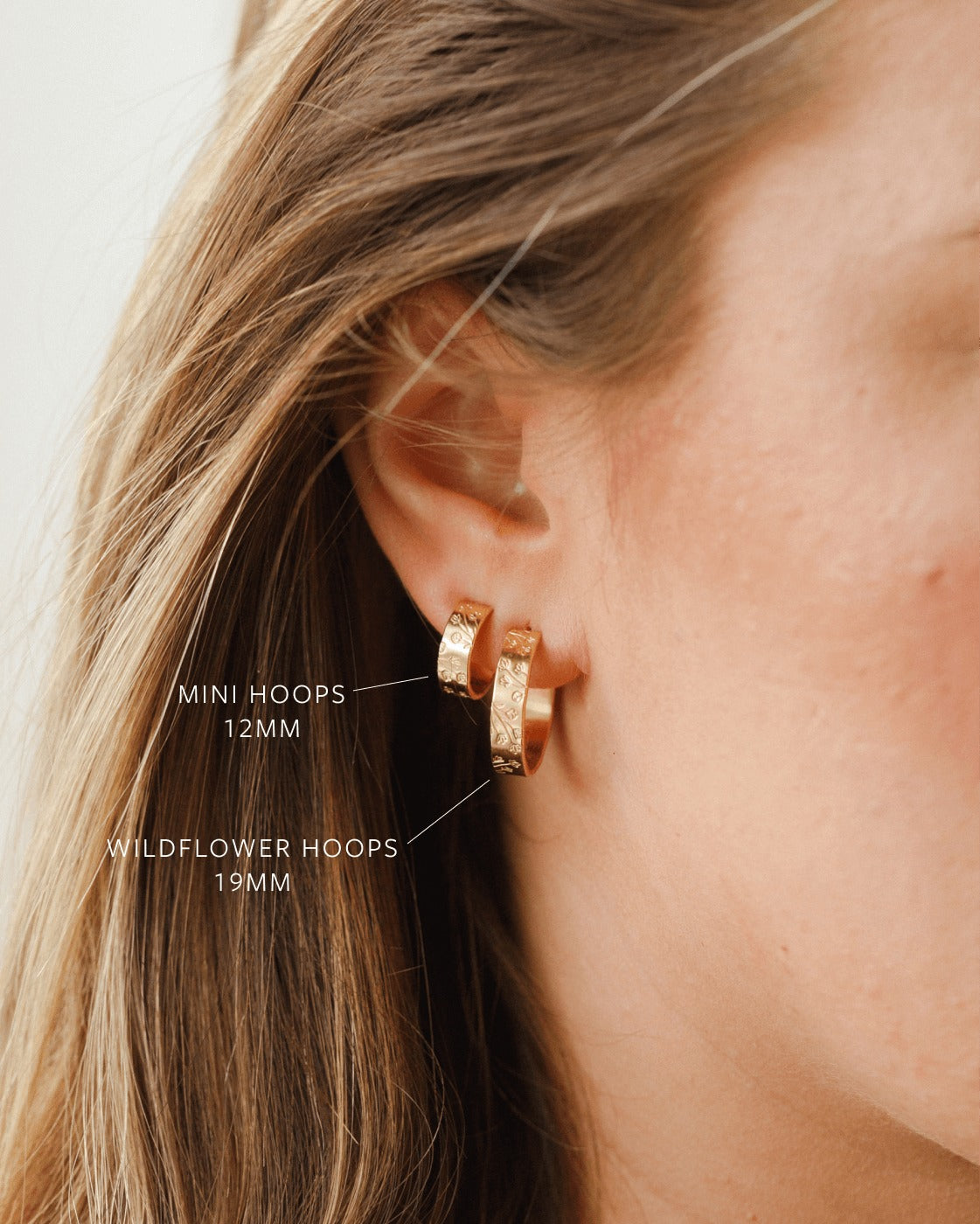 Mini Wildflower Hoops