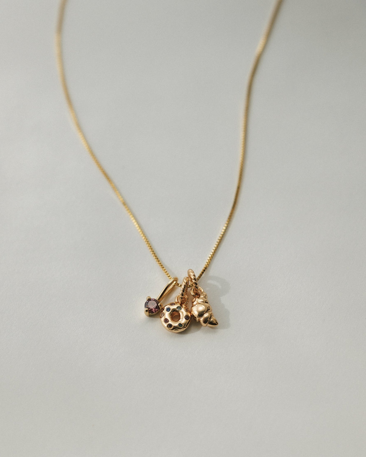 Sprinkled Donut Charm