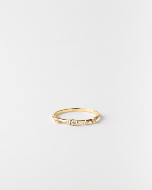 Starscape White Sapphire Ring