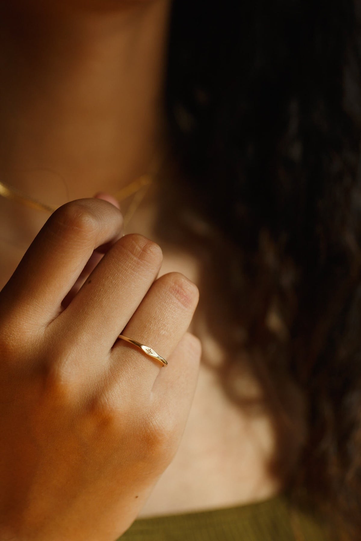 Stellar Signet - 14k Solid Gold