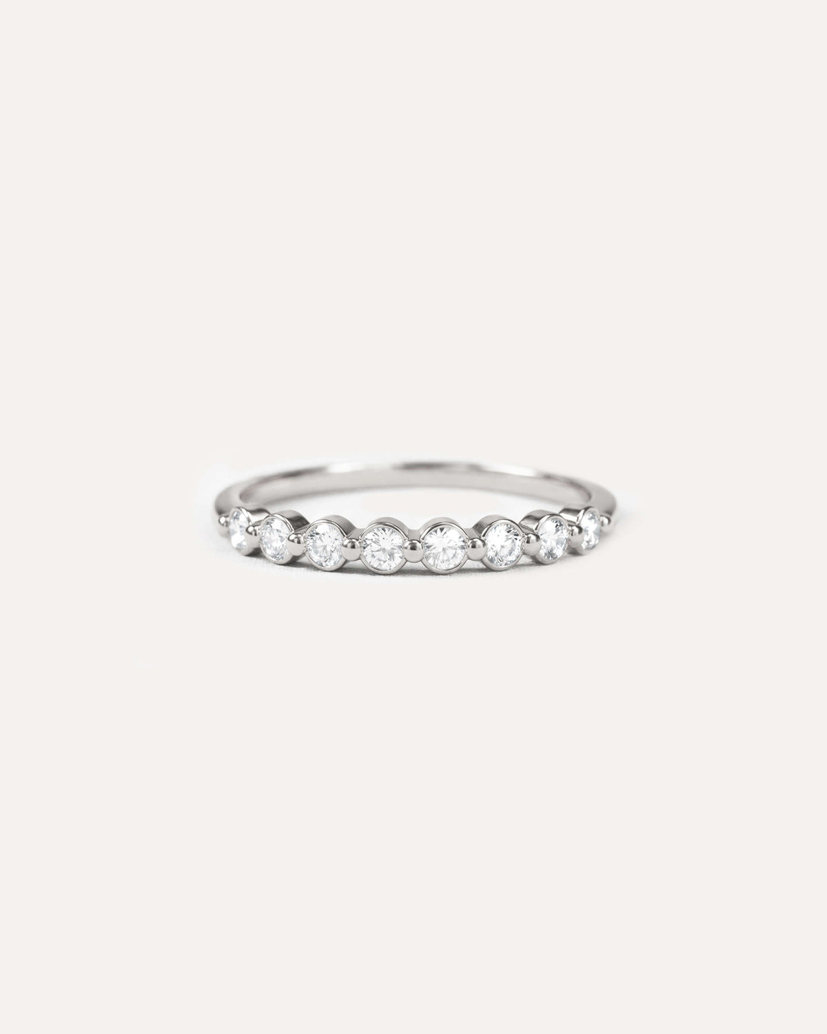Grand Luminary White Sapphire Ring