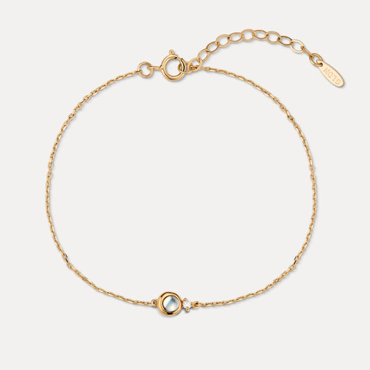 Solid Gold Moonstruck Bracelet