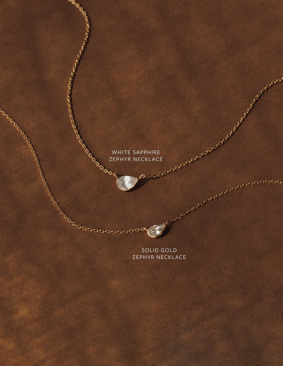 Solid Gold Zephyr Necklace