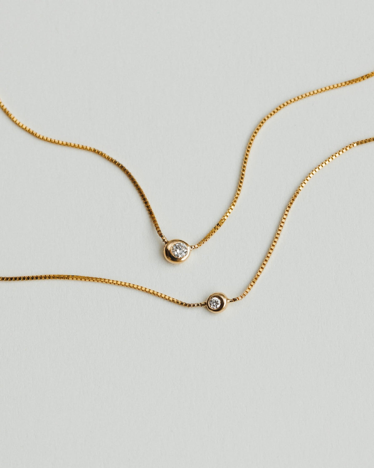 Gaia Diamond Solitaire Necklace