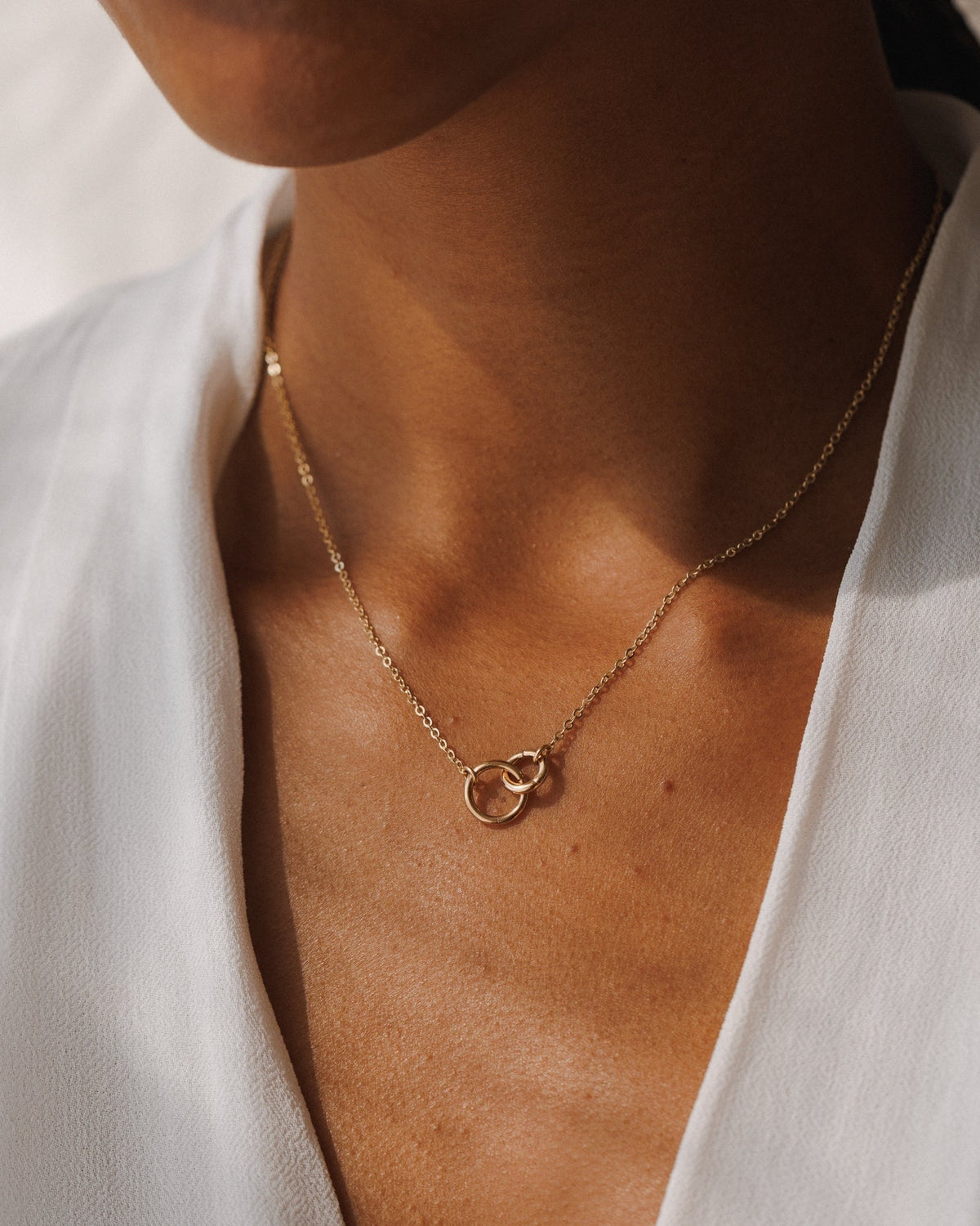 Duo Charm Holder Necklace